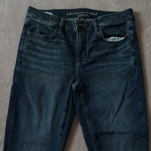 American Eagle Outfitters Women's Deep Indigo Skinny Jeans